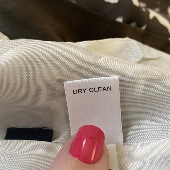 Banana Republic Womens Brown Ivory Sleeveless Silk Dress Pockets Size 4 - Picture 5 of 6